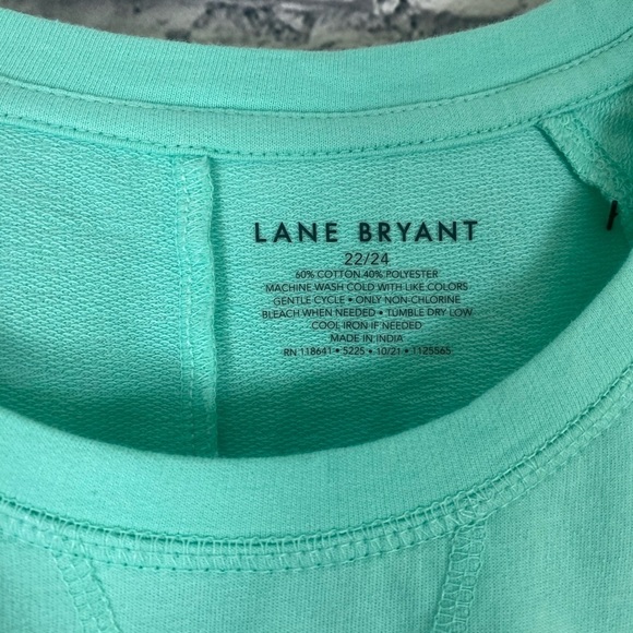 Lane Bryant Mint Short Sleeved T Shirt size 22/24 NWT - Picture 5 of 8